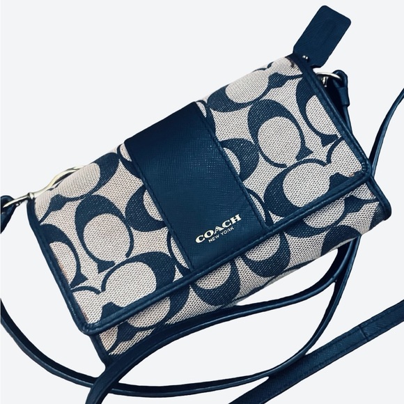 Coach Avery Signature Crossbody/Wallet - Picture 2 of 9